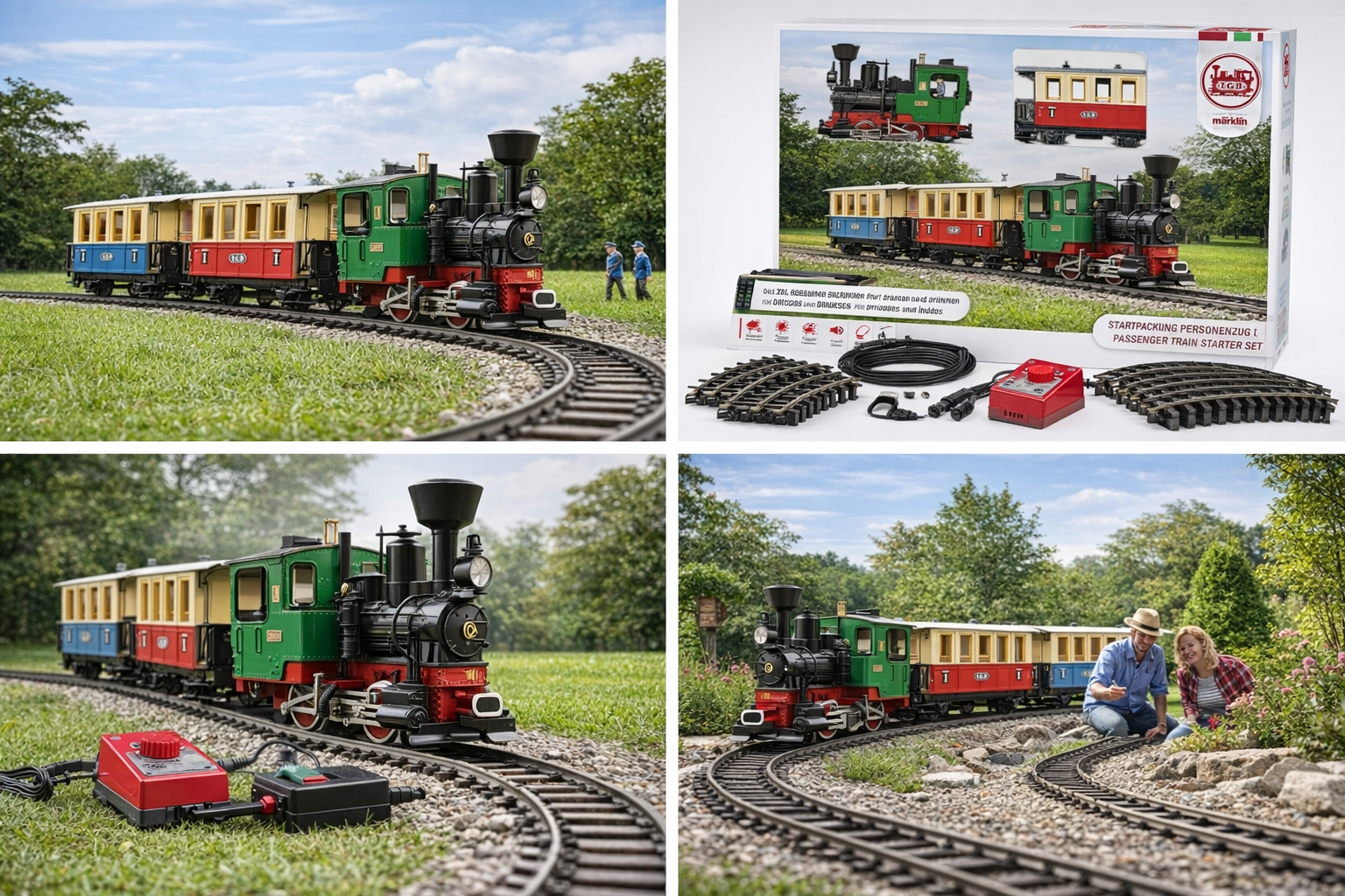 LGB 70307 PASSENGER TRAIN STARTER KIT - L70307 - MINIATURE GARDEN LGB 70307 PASSENGER TRAIN STARTER KIT - L70307 - MINIATURE GARDEN