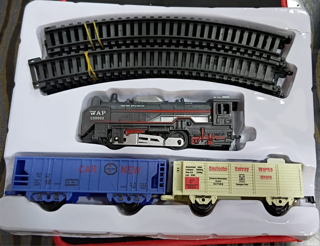 TOYBOI TRAIN BATTERY OPERATED PLAY SET 19026AB BLUE – Havoc Hobby