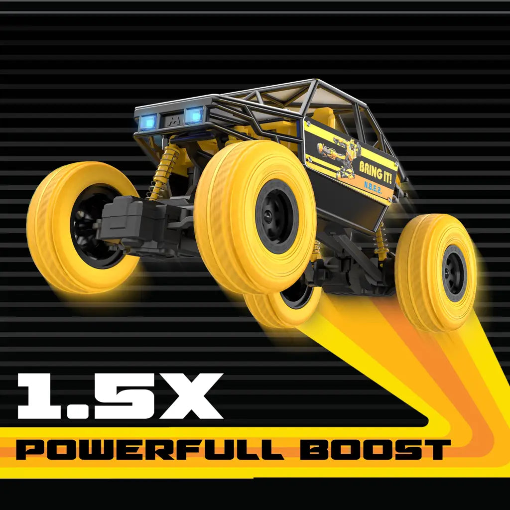 MIRANA TRANSFORMERS BUMBLEBEE MEGA RANGER APP AND REMOTE CONTROL CAR, 1200 MAH LI-ION RECHARGEABLE BATTERY, C TYPE USB CHARGING SCALE 1:20 (YELLOW)