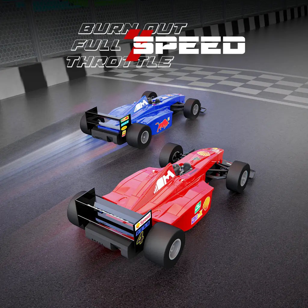 MIRANA F1R SUPER CAR APP & REMOTE CONTROL SUPER CAR - 1.5X NITRO BOOST, IN-BUILT BLUETOOTH SPEAKER, 2000 MAH C TYPE USB RECHARGEABLE BATTERY, DUAL MOTOR & SOFT RUBBER WHEELS SCALE 1:16 (RED)