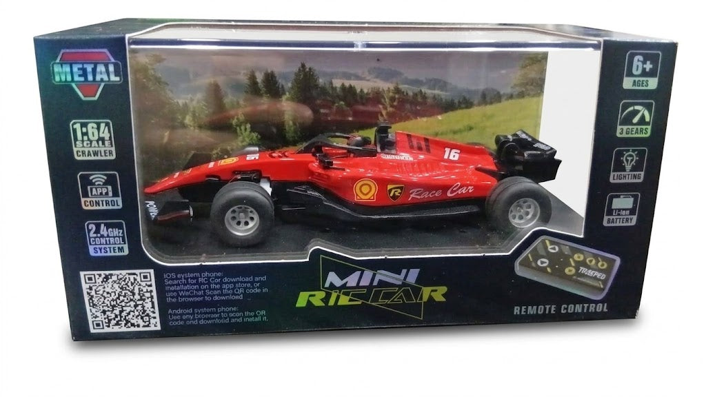 MINI RC CAR SPEED-REGULATING ALLOY FORMULA F1 HG4-292 1:64 (WINNER SUPER POWER RACE CAR 16)