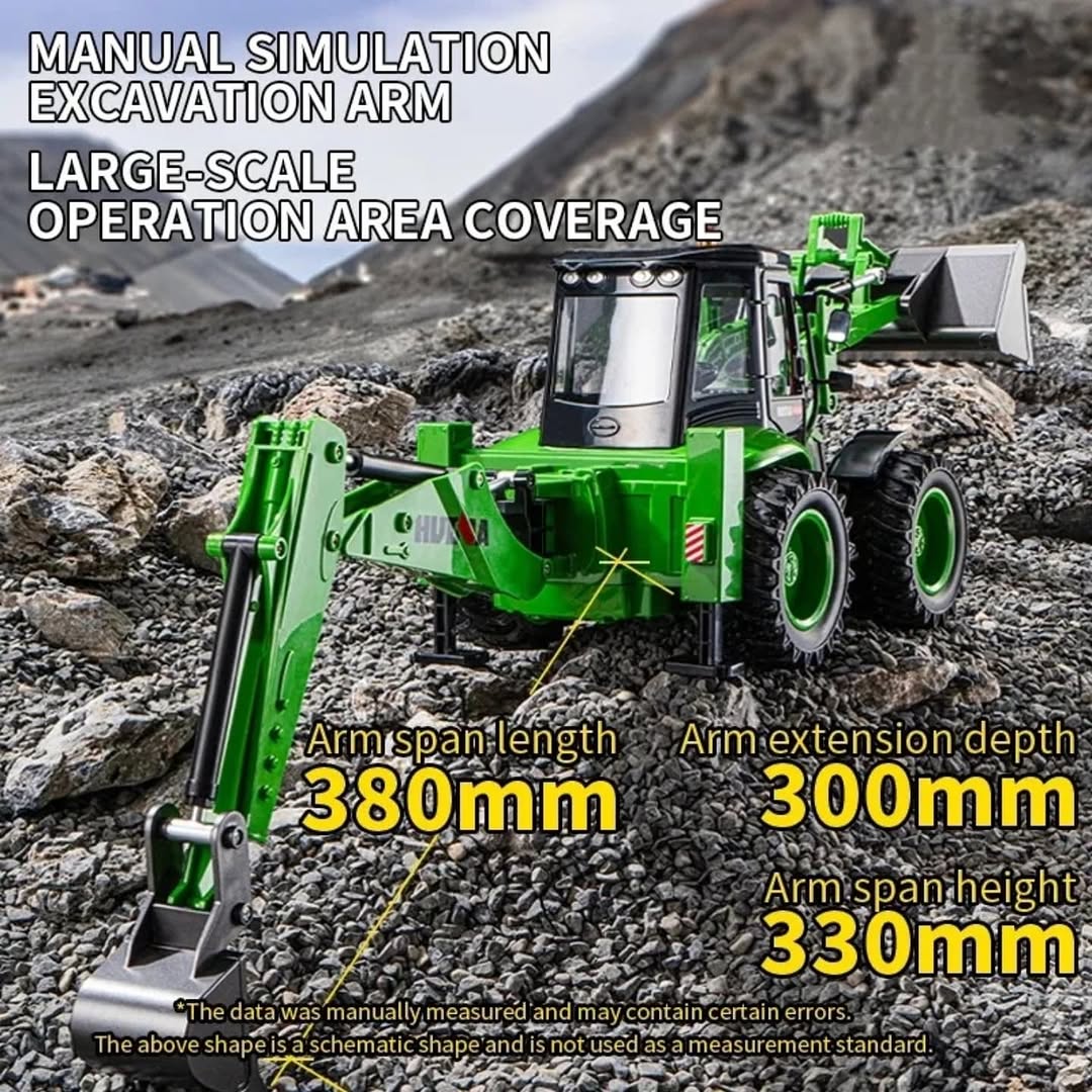 HUINA 1579 RC BACKHOE LOADER SCALE 1/14