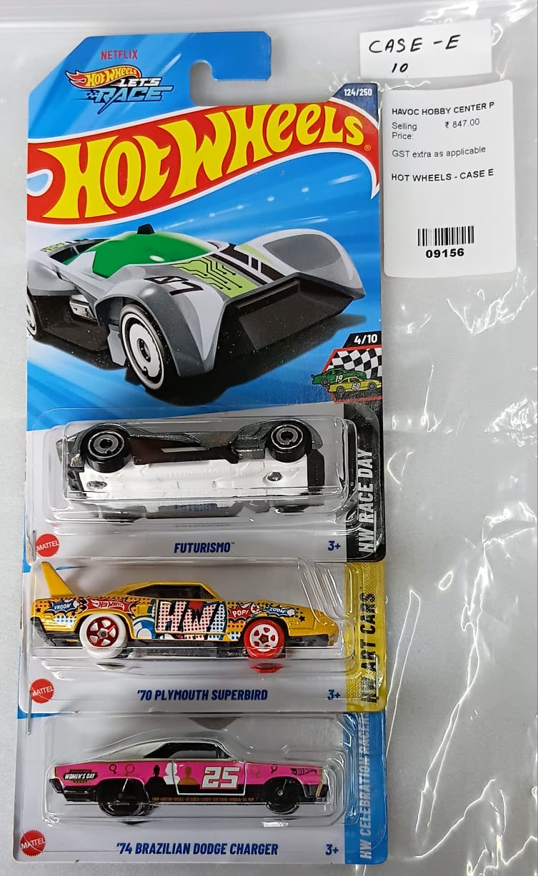 HOT WHEELS - CASE E (2025) - BASIC CAR ASSORTED (PACK OF 3 )-DIECAST