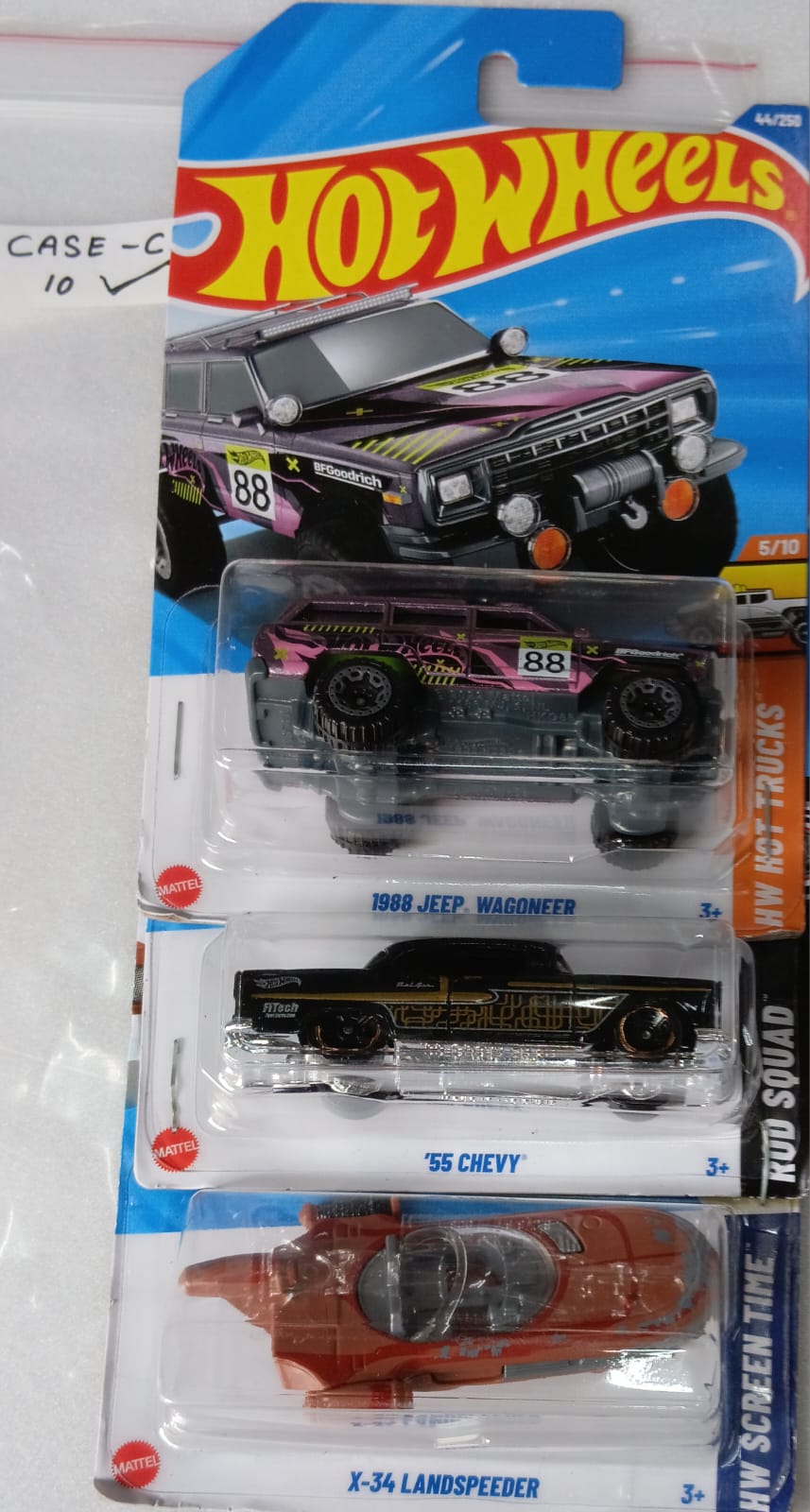 HOT WHEELS - CASE C (2025) - BASIC CAR ASSORTED (PACK OF 3 )-DIECAST