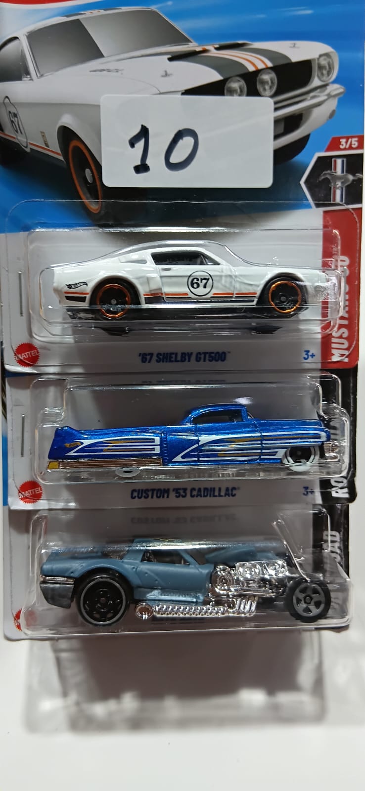 HOT WHEELS CASE-G MAINLINE (PACK OF 3) DIECAST
