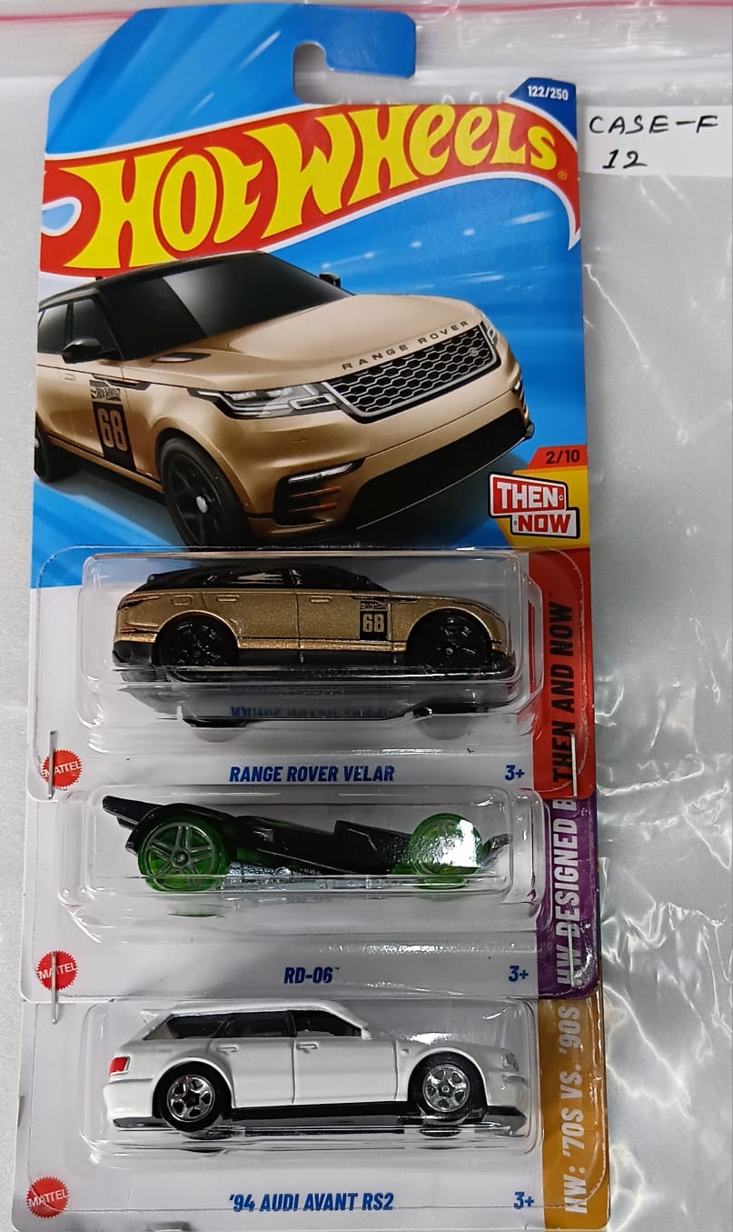 HOT WHEELS - CASE F (2025) - BASIC CAR ASSORTED (PACK OF 3 )-DIECAST