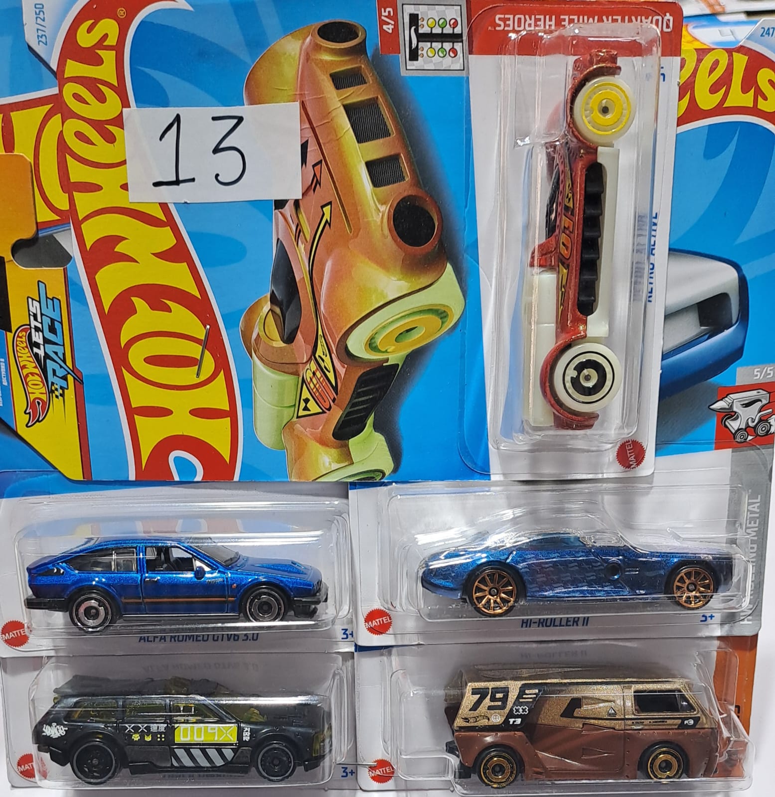 HOT WHEELS CARS (PACK OF 5 NOS)