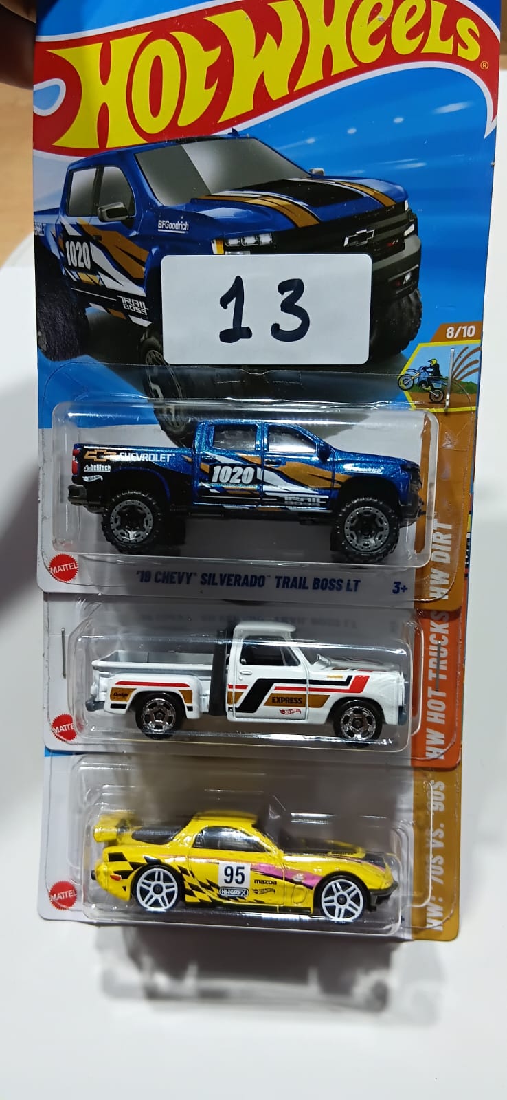 HOT WHEELS CASE-J MAINLINE (PACK OF 3) DIECAST