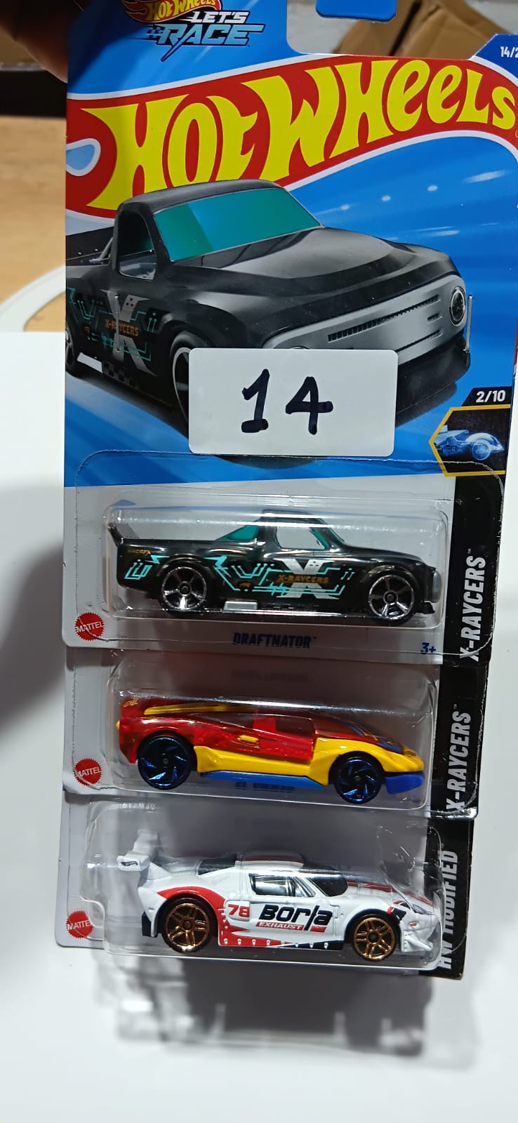 HOT WHEELS CASE-J MAINLINE (PACK OF 3) DIECAST