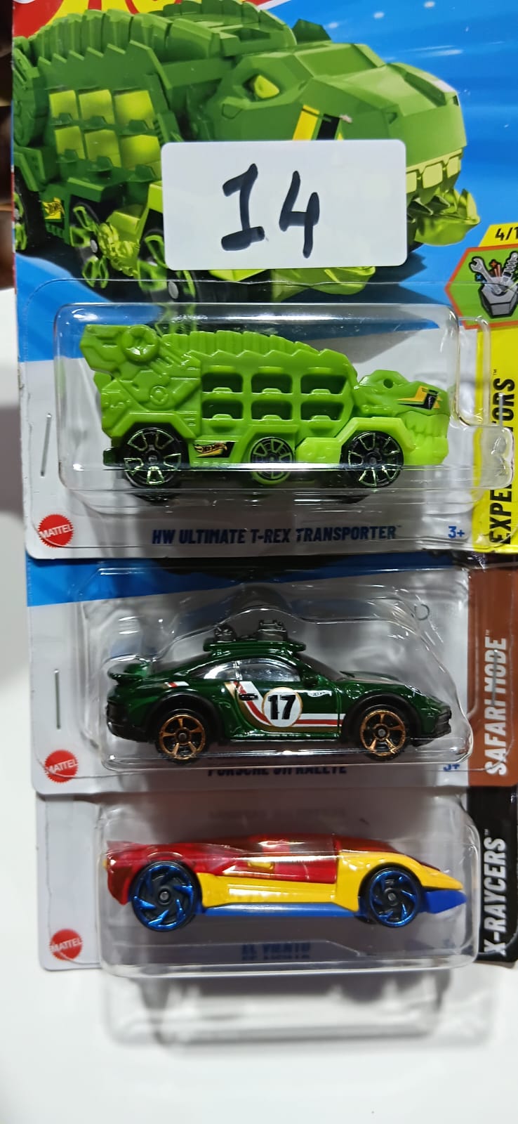 HOT WHEELS CASE-H MAINLINE (PACK OF 3) DIECAST