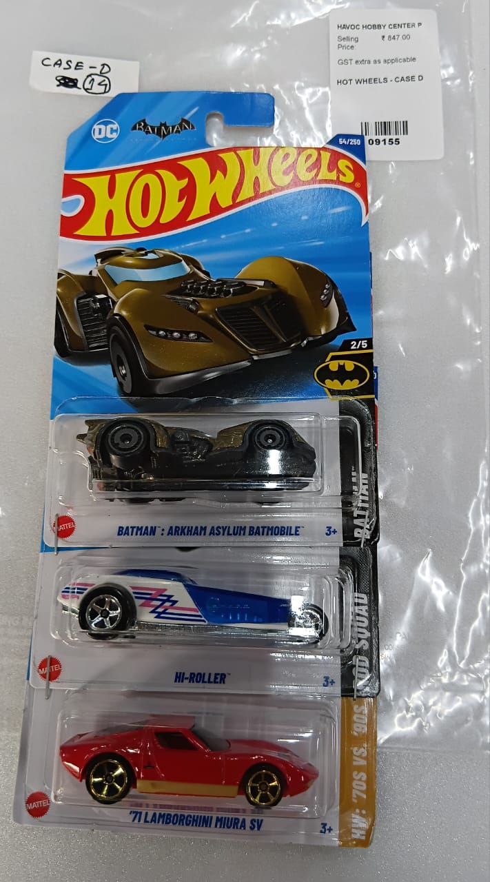 HOT WHEELS - CASE D (2025) - BASIC CAR ASSORTED (PACK OF 3 )-DIECAST