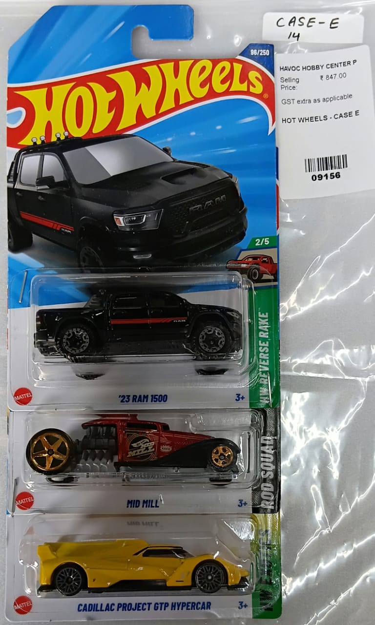 HOT WHEELS - CASE E (2025) - BASIC CAR ASSORTED (PACK OF 3 )-DIECAST