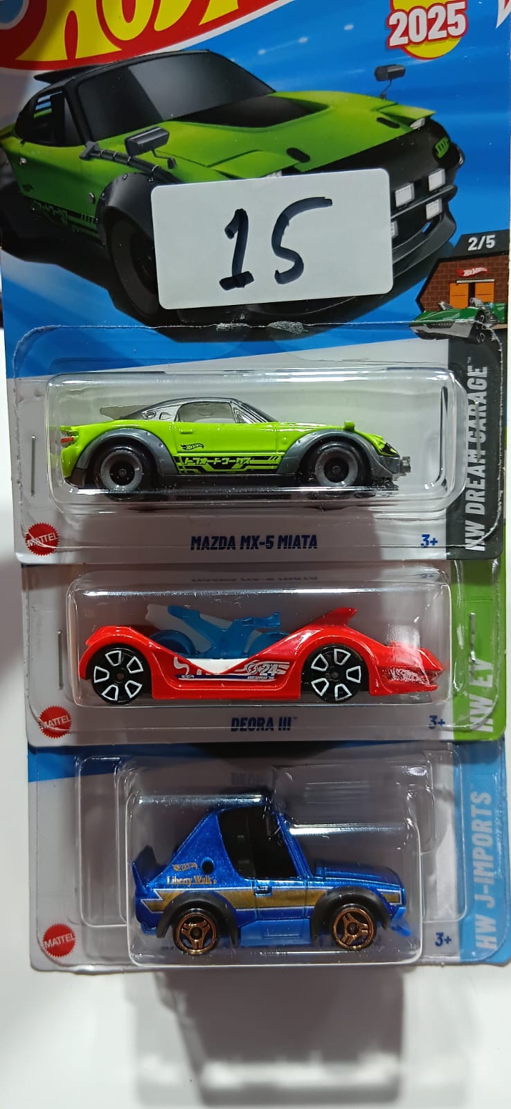 HOT WHEELS CASE-G MAINLINE (PACK OF 3) DIECAST