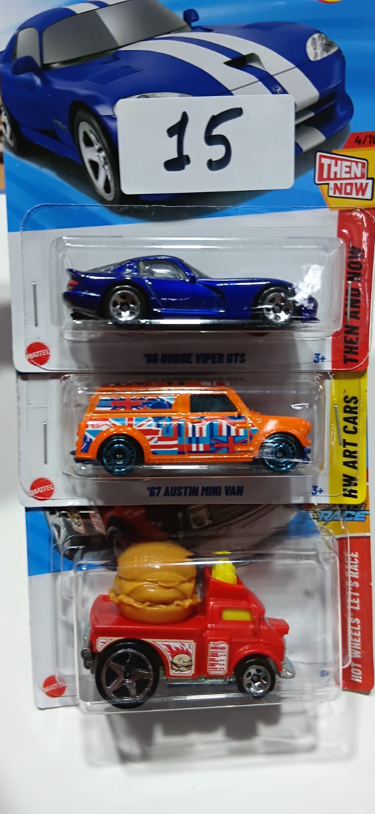 HOT WHEELS CASE-H MAINLINE (PACK OF 3) DIECAST