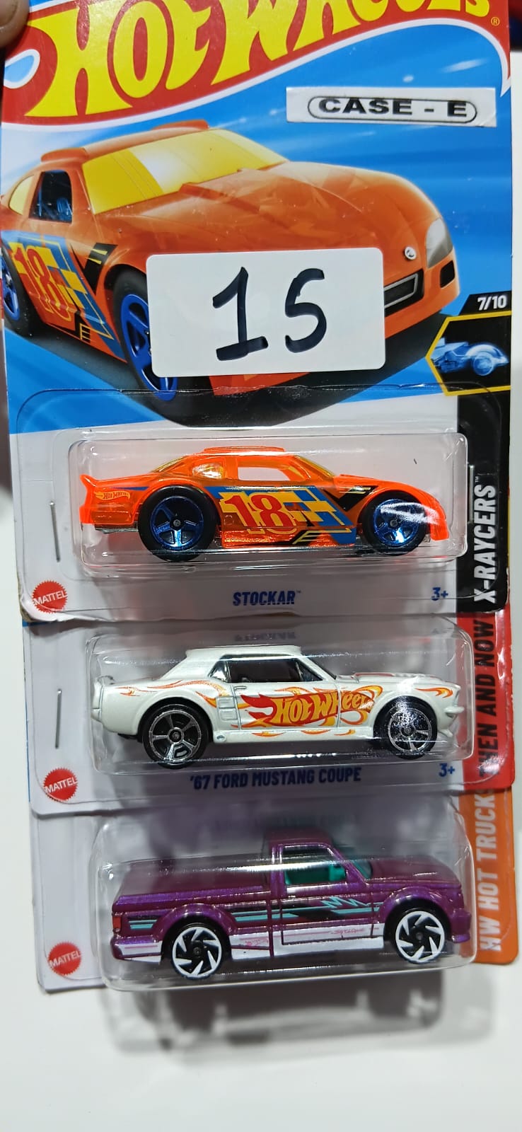 HOT WHEELS - CASE E (2025) - BASIC CAR ASSORTED (PACK OF 3 )-DIECAST