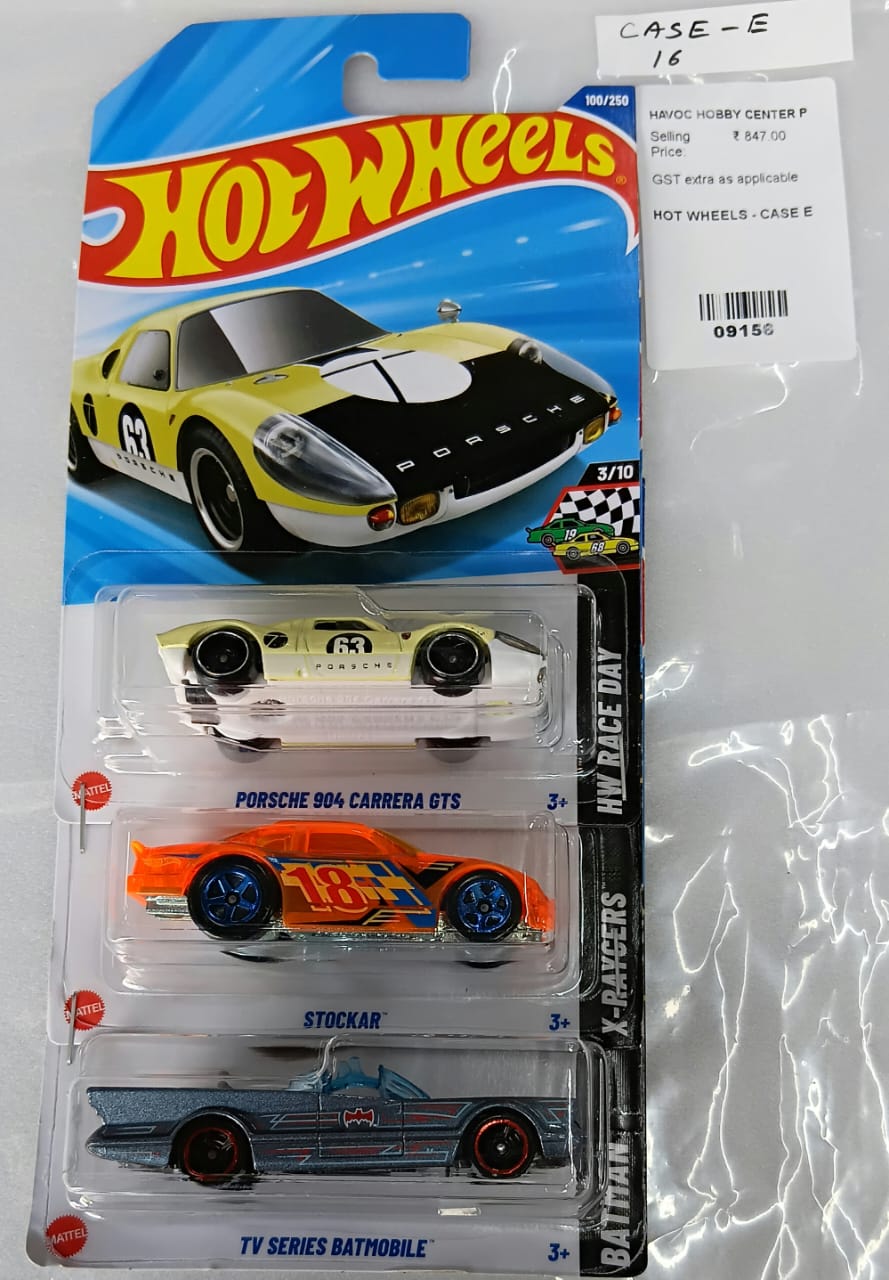 HOT WHEELS - CASE E (2025) - BASIC CAR ASSORTED (PACK OF 3 )-DIECAST