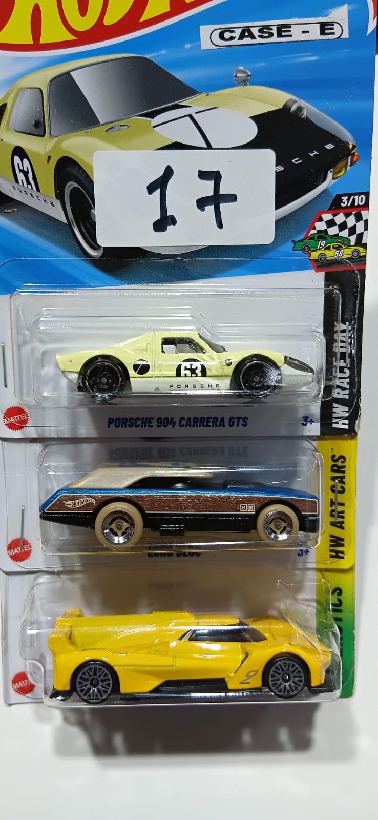HOT WHEELS - CASE E (2025) - BASIC CAR ASSORTED (PACK OF 3 )-DIECAST