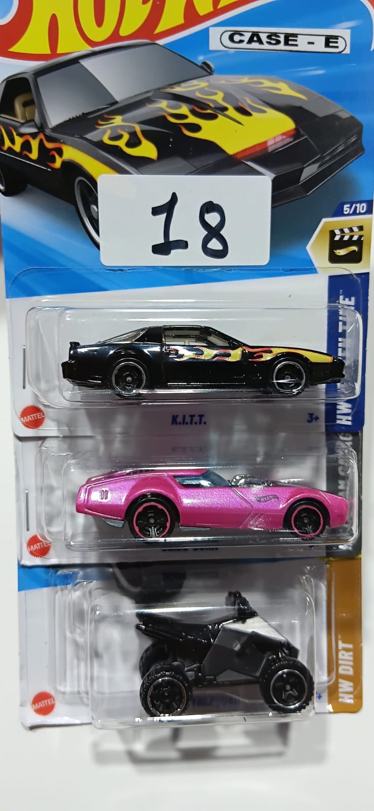 HOT WHEELS - CASE E (2025) - BASIC CAR ASSORTED (PACK OF 3 )-DIECAST