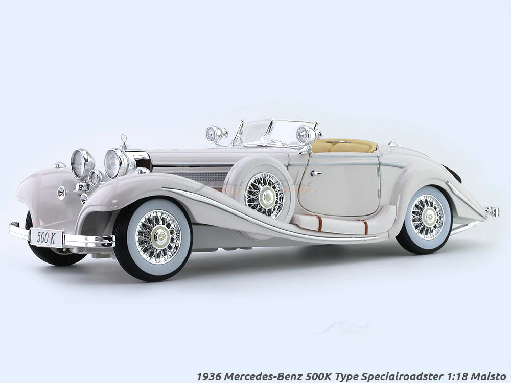 MAISTO  MERCEDES-BENZ 500 K TYPE SPECIAL ROADSTER 1936 1/18 SCALE DIECAST MODEL 56055