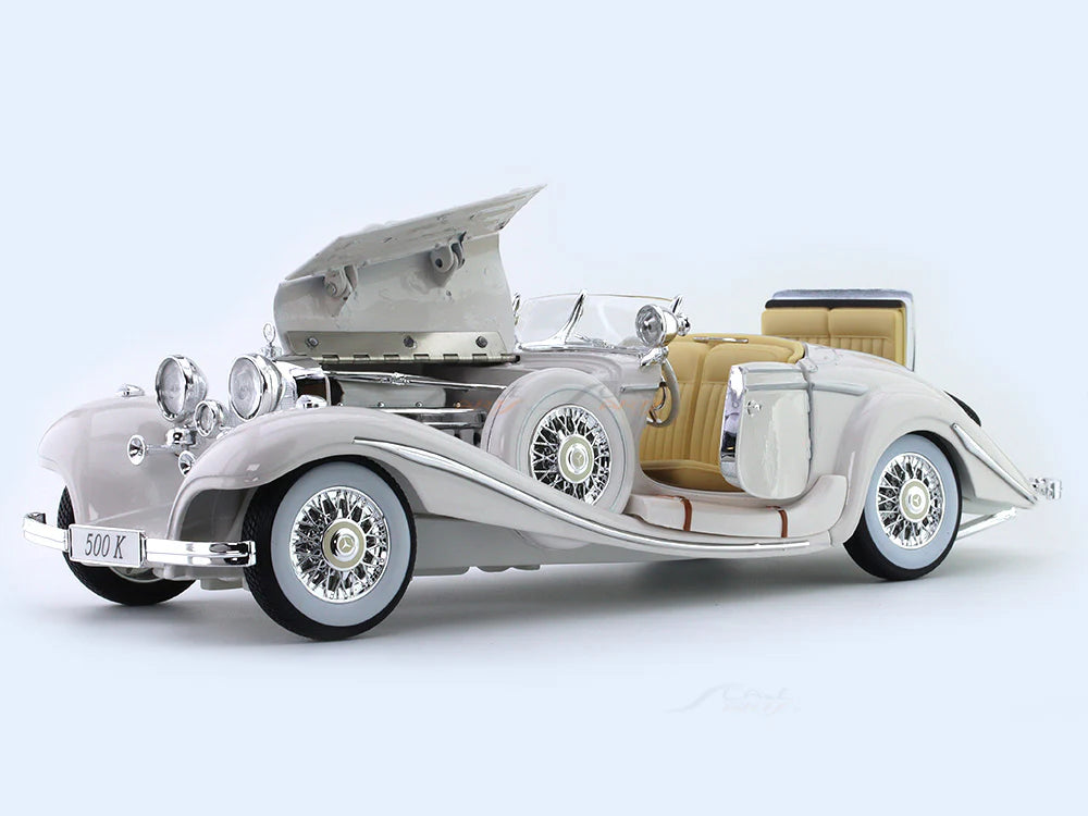 MAISTO  MERCEDES-BENZ 500 K TYPE SPECIAL ROADSTER 1936 1/18 SCALE DIECAST MODEL 56055