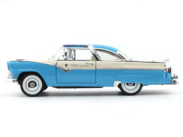 DIE CAST ROAD SIGNATURE 1955 FORD CROWN VICTORIA 1/18 SCALE BLUE NO:92138