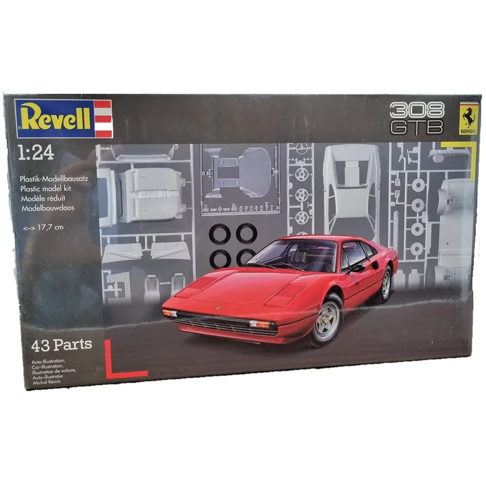 Revell Ferrari 308 GTB 1:24 Scale Plastic Model Kit 07316(Officially Licensed)
