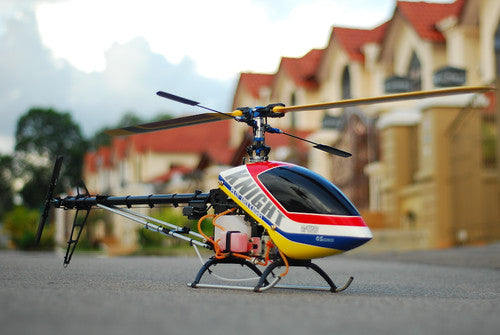 COMPASS KNIGHT 3D HELI 50 NITRO RTF QUALITY PRE OWNED