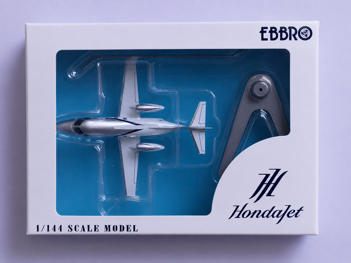 HONDAJET 1/144 SCALE METAL DIECAST PLANE SILVER AND WHITE