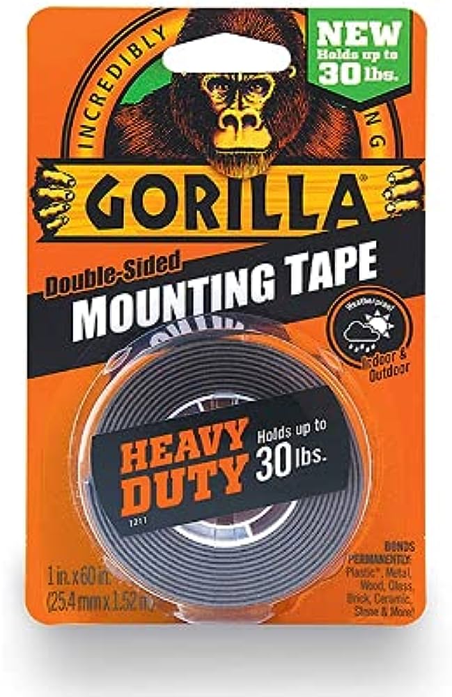 Gorilla Heavy-Duty Mounting Tape 25.4mmx1.52m