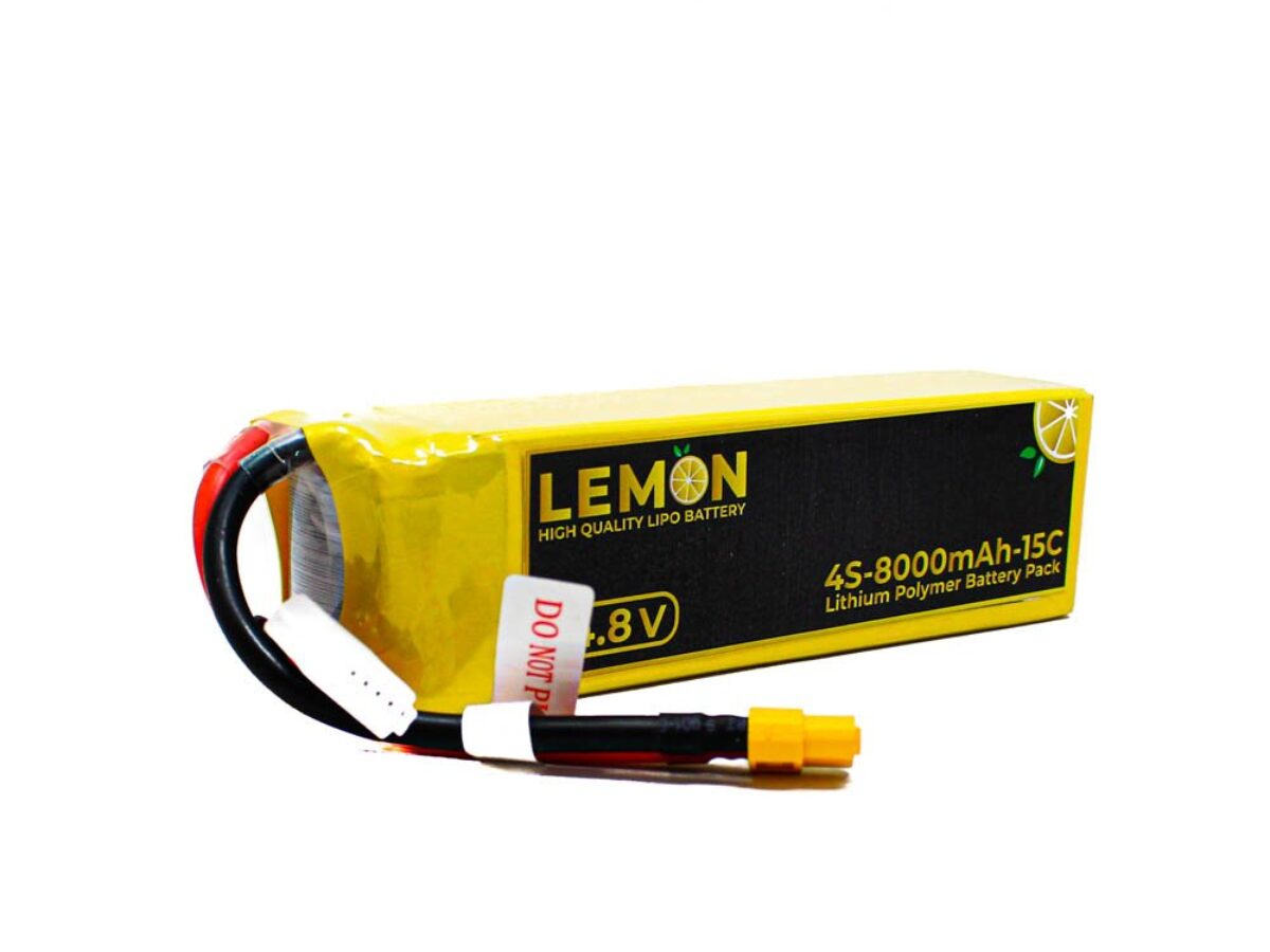 Lemon 8000mAh 4S 15C/30C Lithium Polymer Battery Pack
