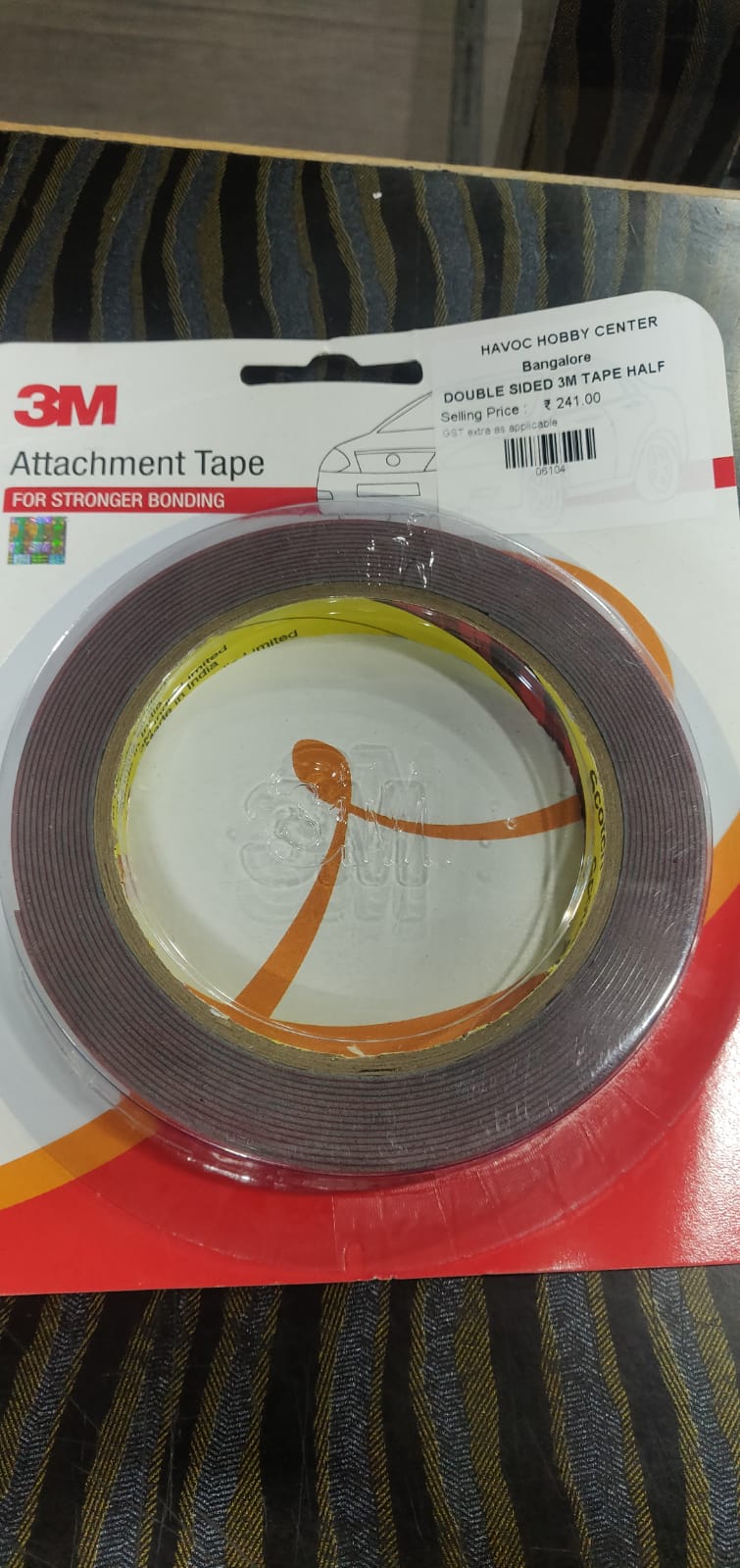 DOUBLE SIDED 3M TAPE HALF INCHES