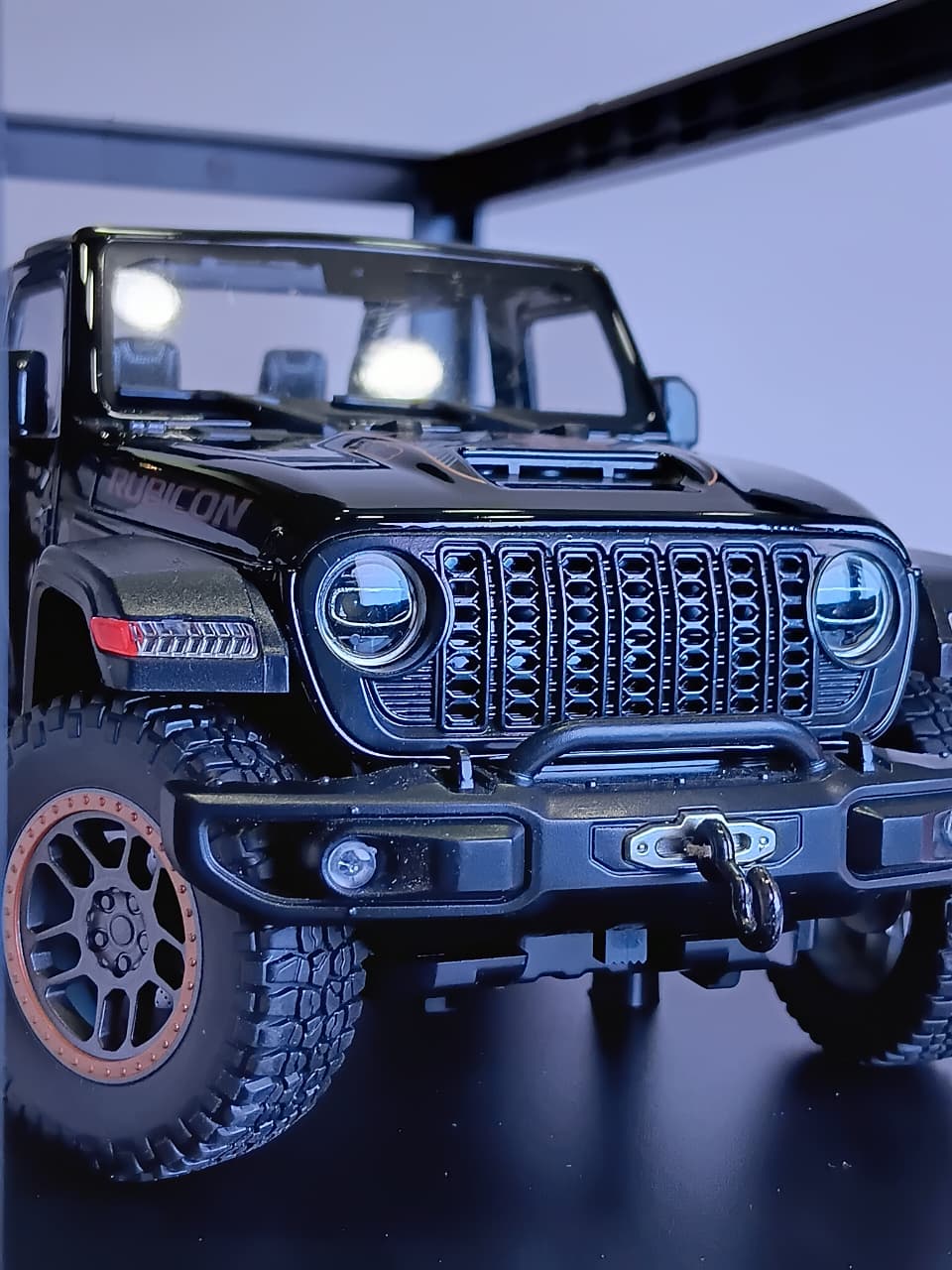 1:18 ALLOY CAR K1-13-A RECON JEEP RUBICON DIE-CAST MODEL BLACK