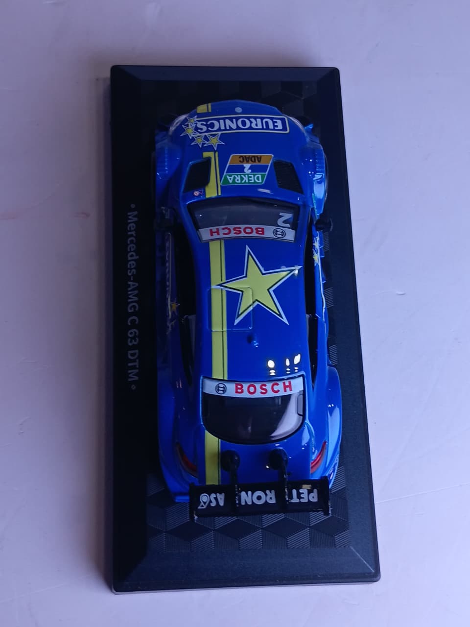 CCA 1:43 MERCEDES-AMG C 63 DTM DIECAST MODEL 67051A CAR BLUE