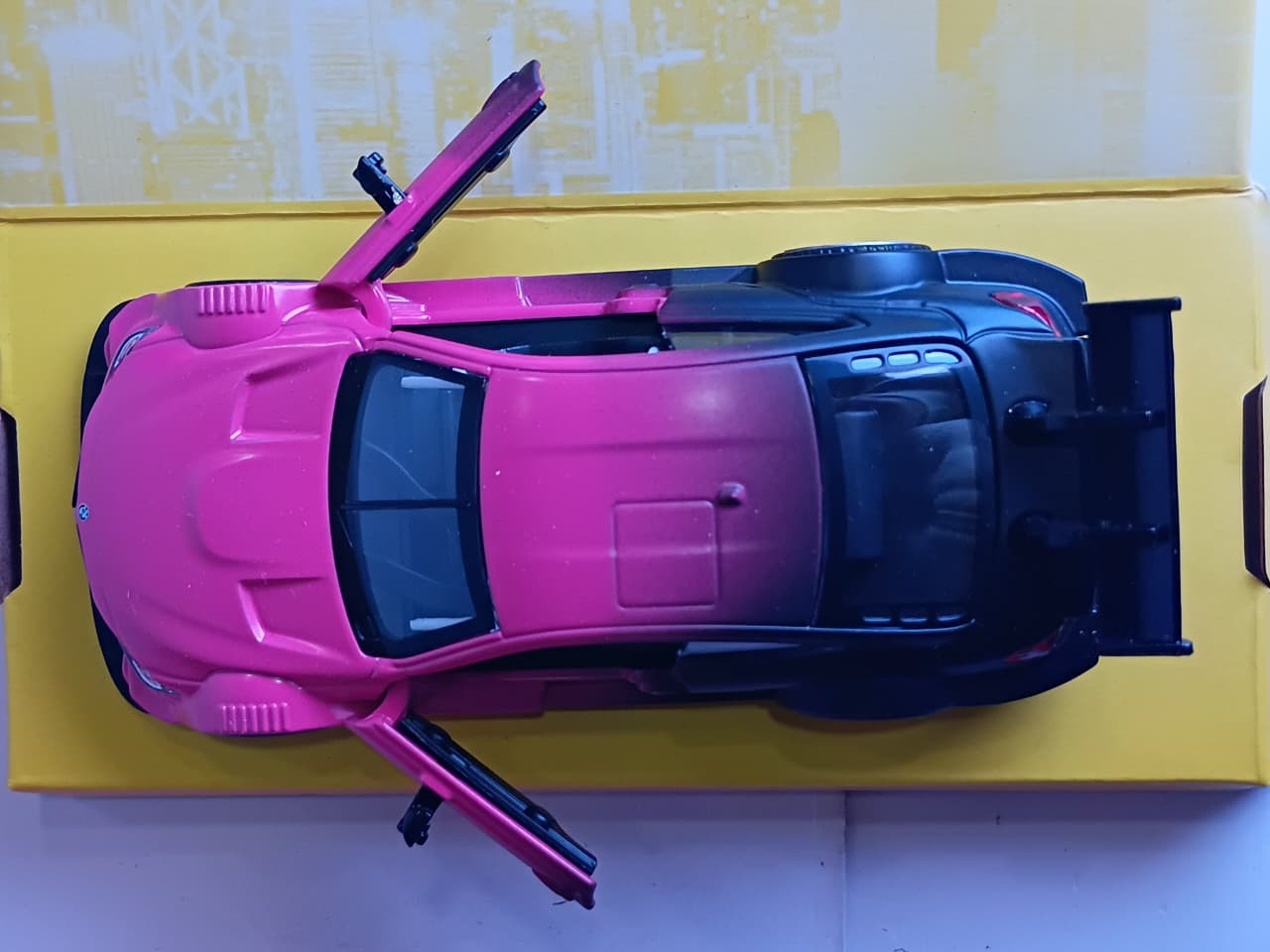 CCA BMW M4 DTM 1/36 SCALE PINK & BLACK 12024 DIECAST MODEL
