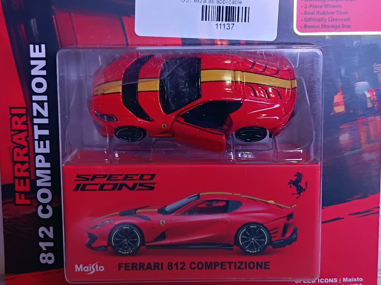 MAISTO 15709 FERRARI 812 COMPETIZIONE 1/64 SCALE