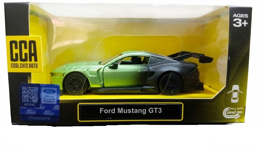 CCA 1:36 12028 FORD MUSTANG GT3 GREEN BLACK