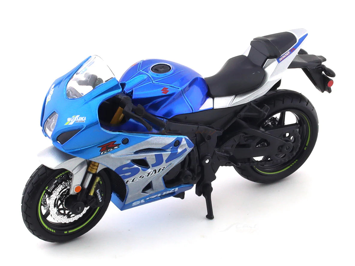 BBURAGO  SUZUKI GSX-R1000 R BLUE 1:18  SACLE DIECAST MODEL 2021