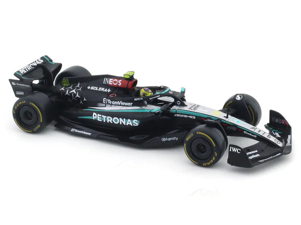 BBURAGO MERCEDES AMG F1 W15 E PETRONAS PERFORMANCE NO 44 LEWIS HAMILTON 1/43 DIE CAST 18-38209H