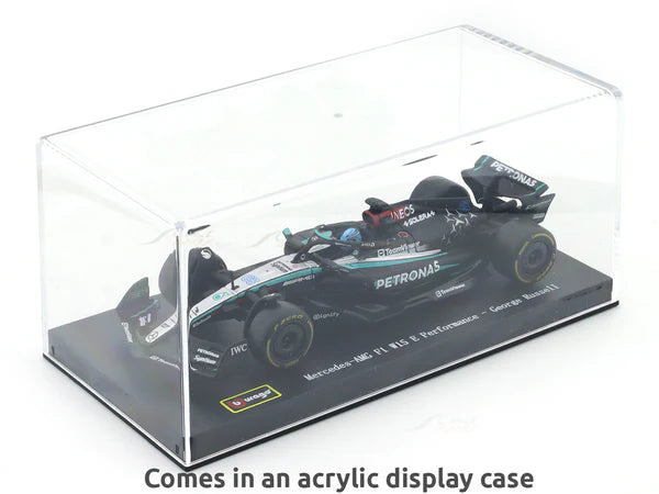 BBURAGO MERCEDES AMG F1 W15 E PETRONAS 2023 PERFORMANCE NO 63 GEORGE RUSSELL 1/43 DIE CAST 18-38209R