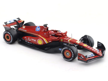 BBURAGO 18-26821L FERRARI SF24-CHARLES LECLERC -2024 DIECAST MODEL