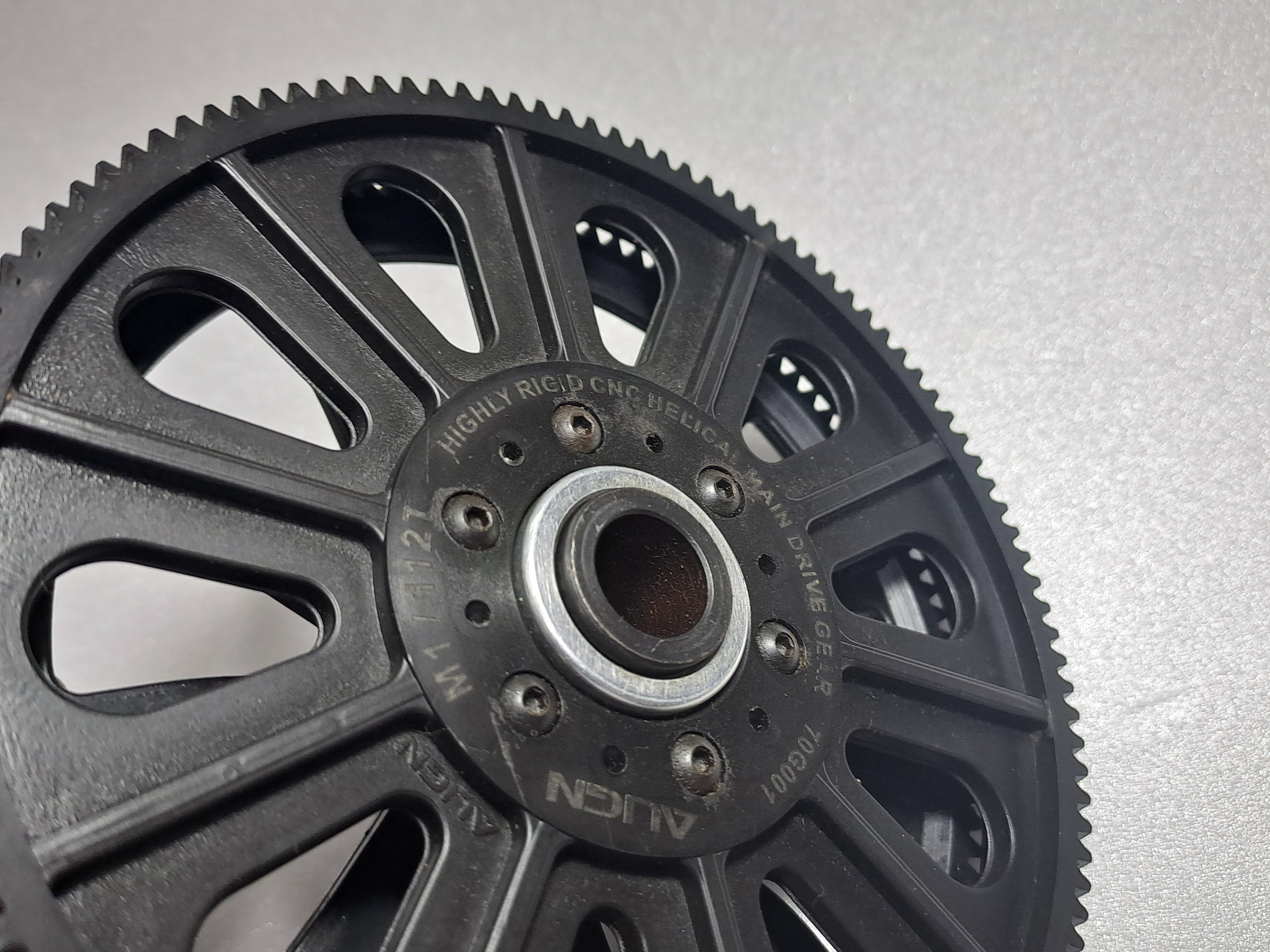 ALIGN T-REX 700 (DFC) CNC SLANT THREAD MAIN DRIVE GEAR-PRE OWNED