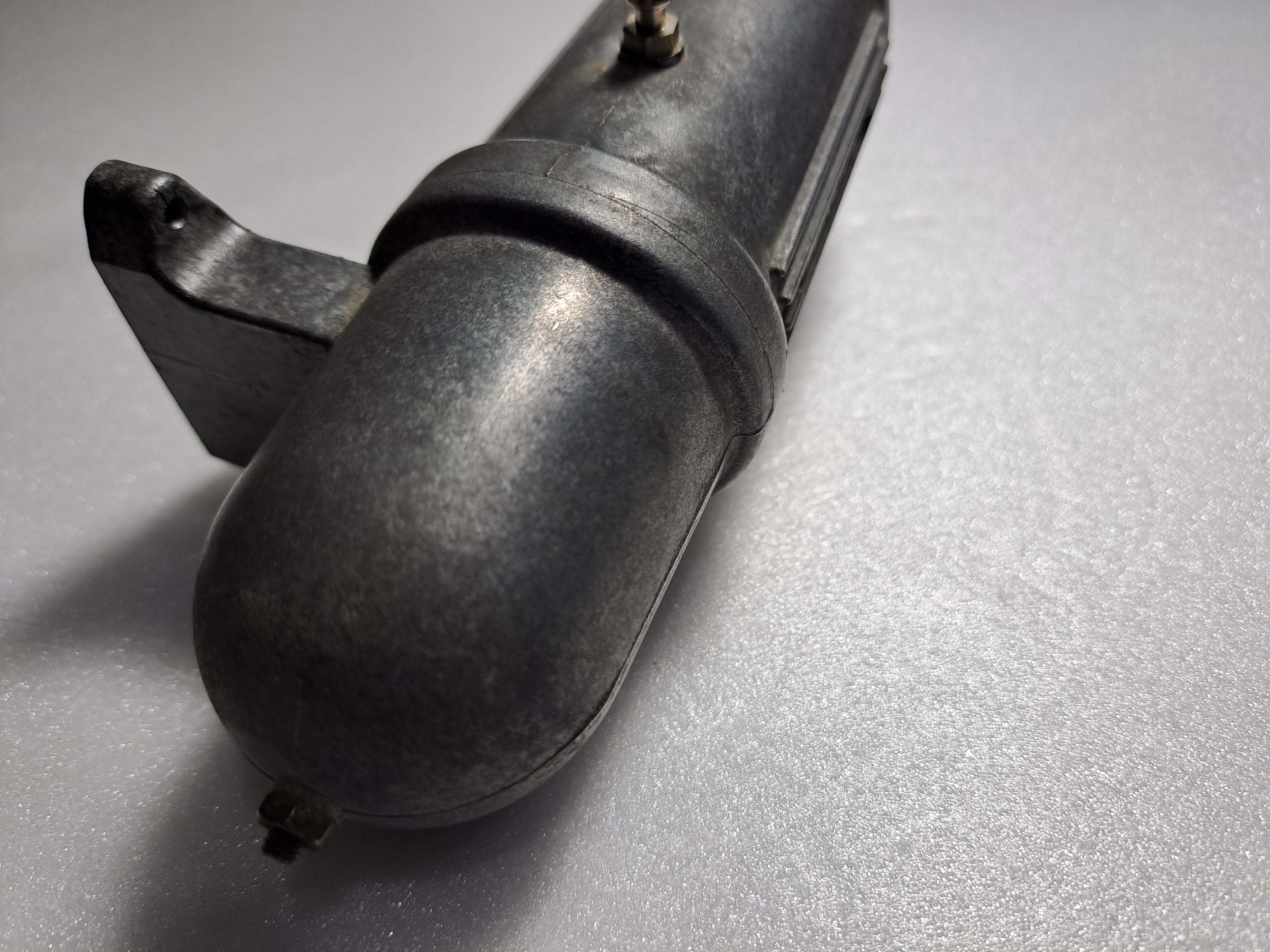 HIROBO HELI  EXHAUST FOR NITRO ENGINE 30 SIZE PART NO. 0412-202 PRE OWNED QUALITY