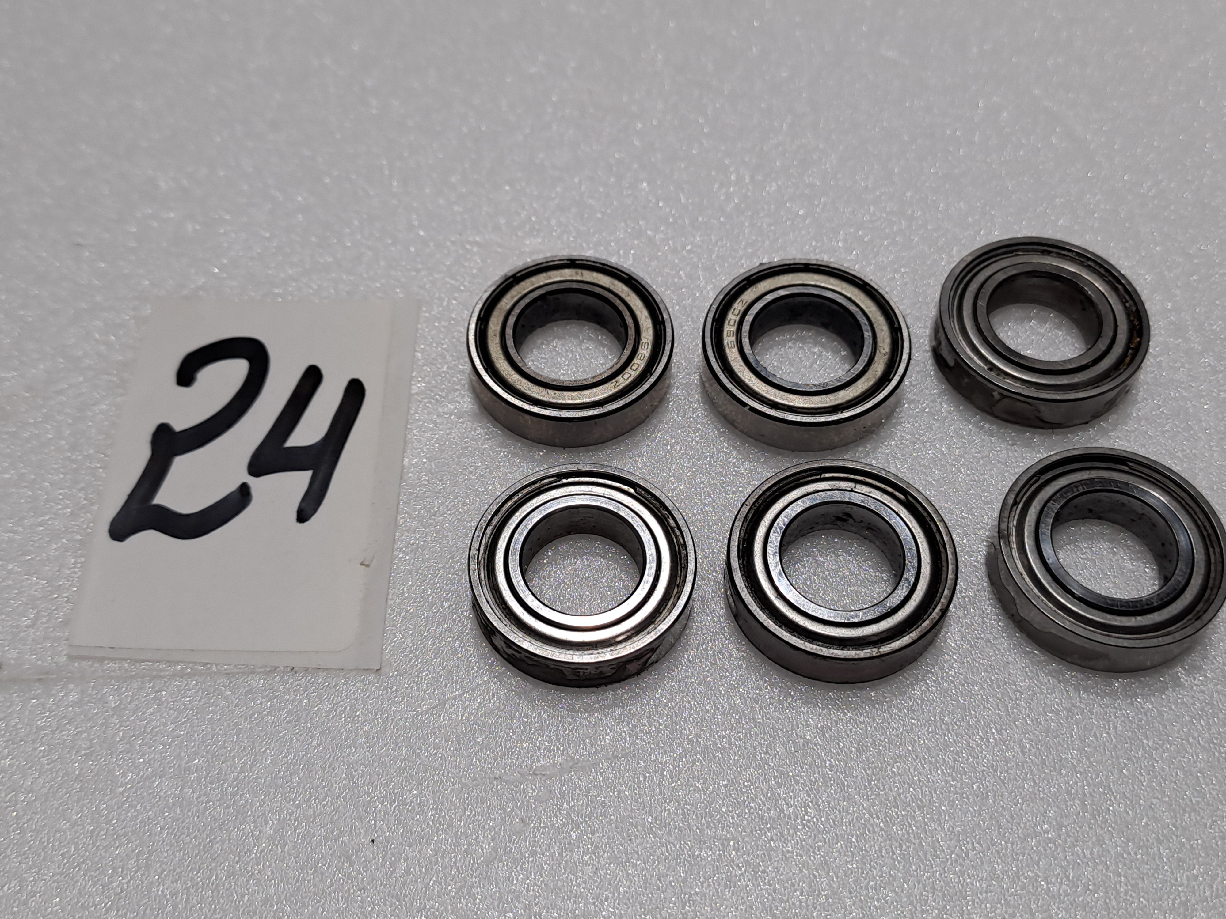 BALL BEARING ID-10MM OD-19MM THICKNESS 4.9MM PACK OF 6PRE OWNED QUALITY
