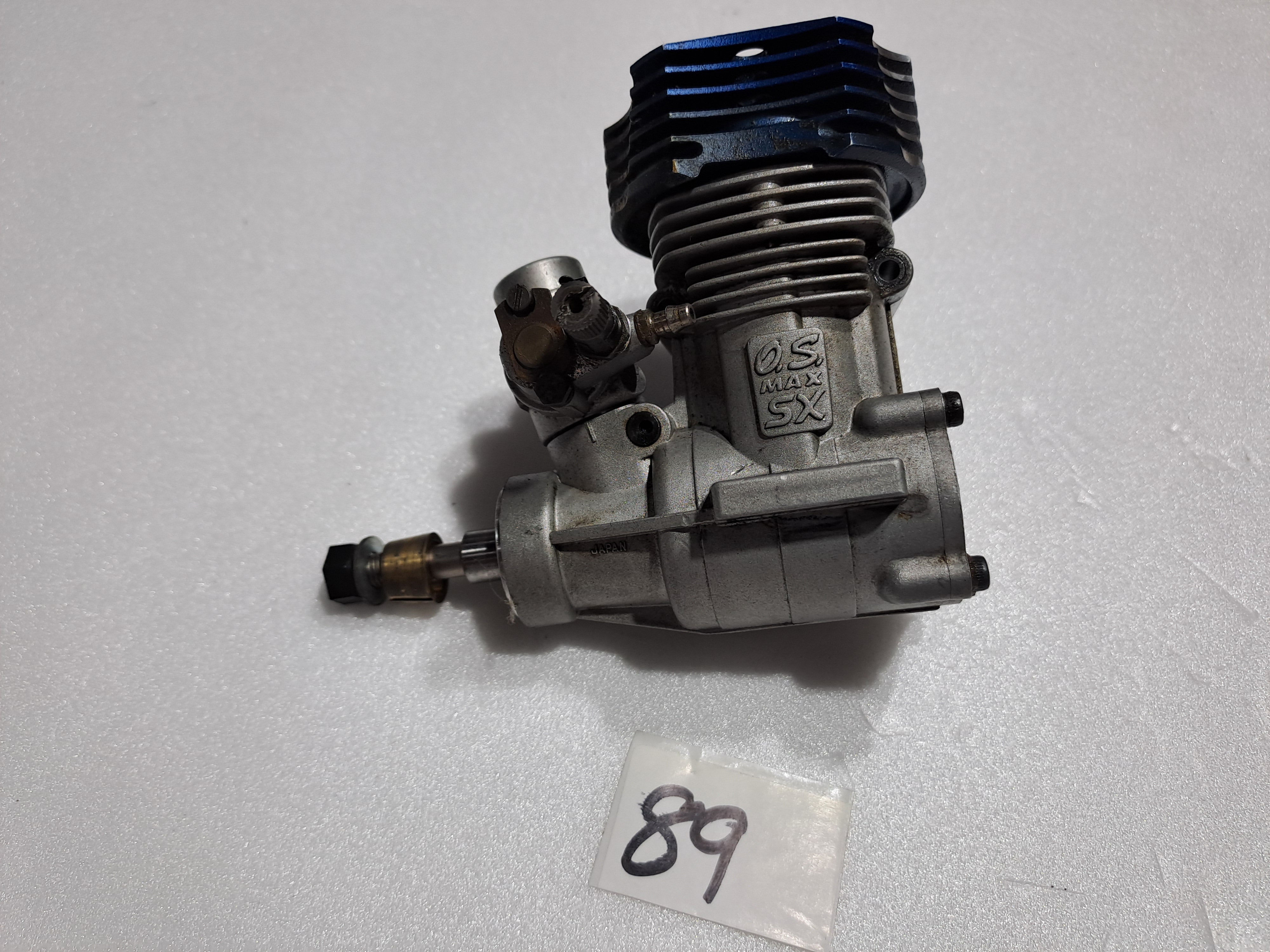 OS MAX SX 50 SIZE NITRO ENGINE FOR HELI (HEAD DAMAGED )PRE OWNED QUALITY