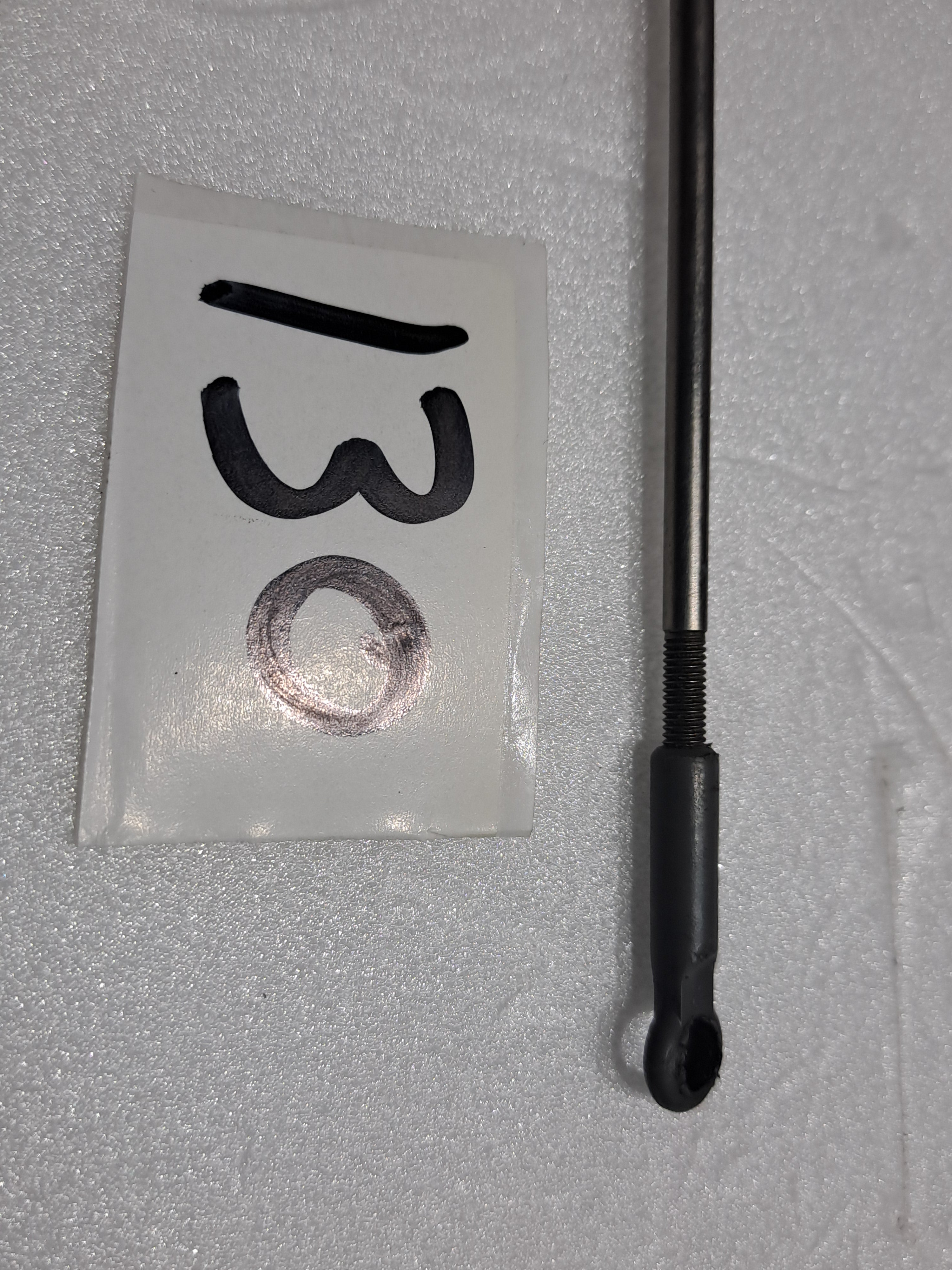 BALL LINK PACK OF 1 FOR 600 SIZE HELICOPTER 3MM X187MM ROD PRE OWNED QUALITY