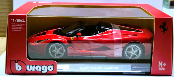 Ferrari LaFerrari Aperta Metallic Red Bburago 1/24