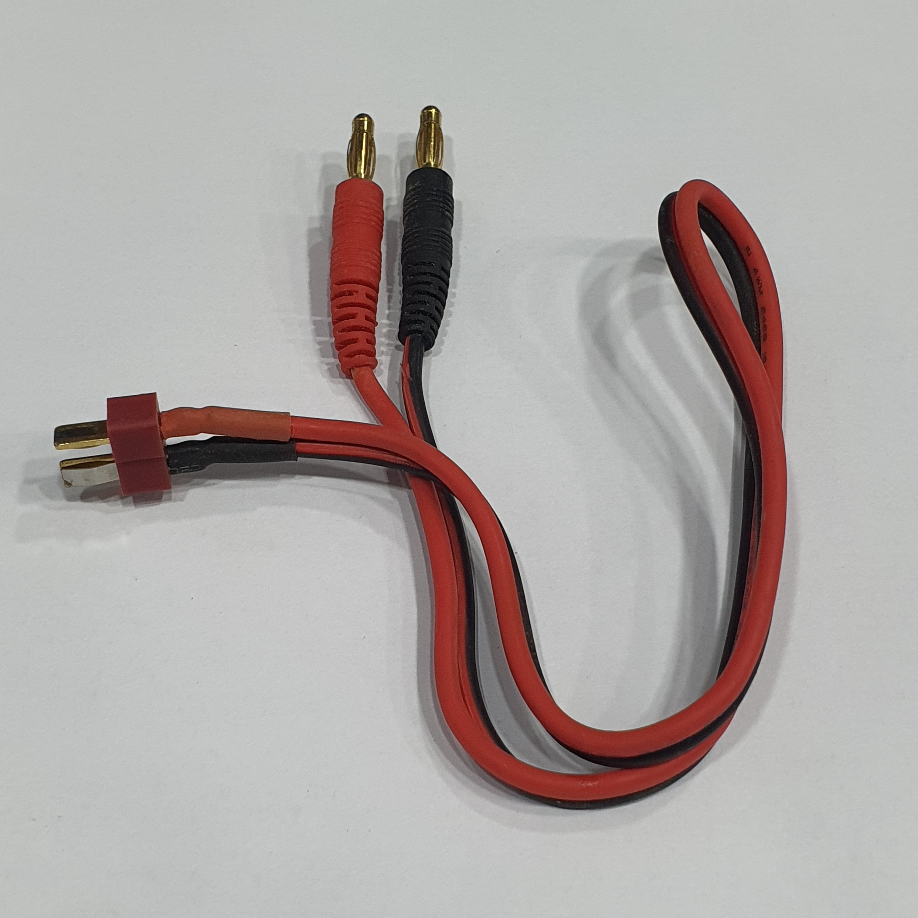 BANANA 4MM PLUG TO T-PLUG MALE CONNECTOR