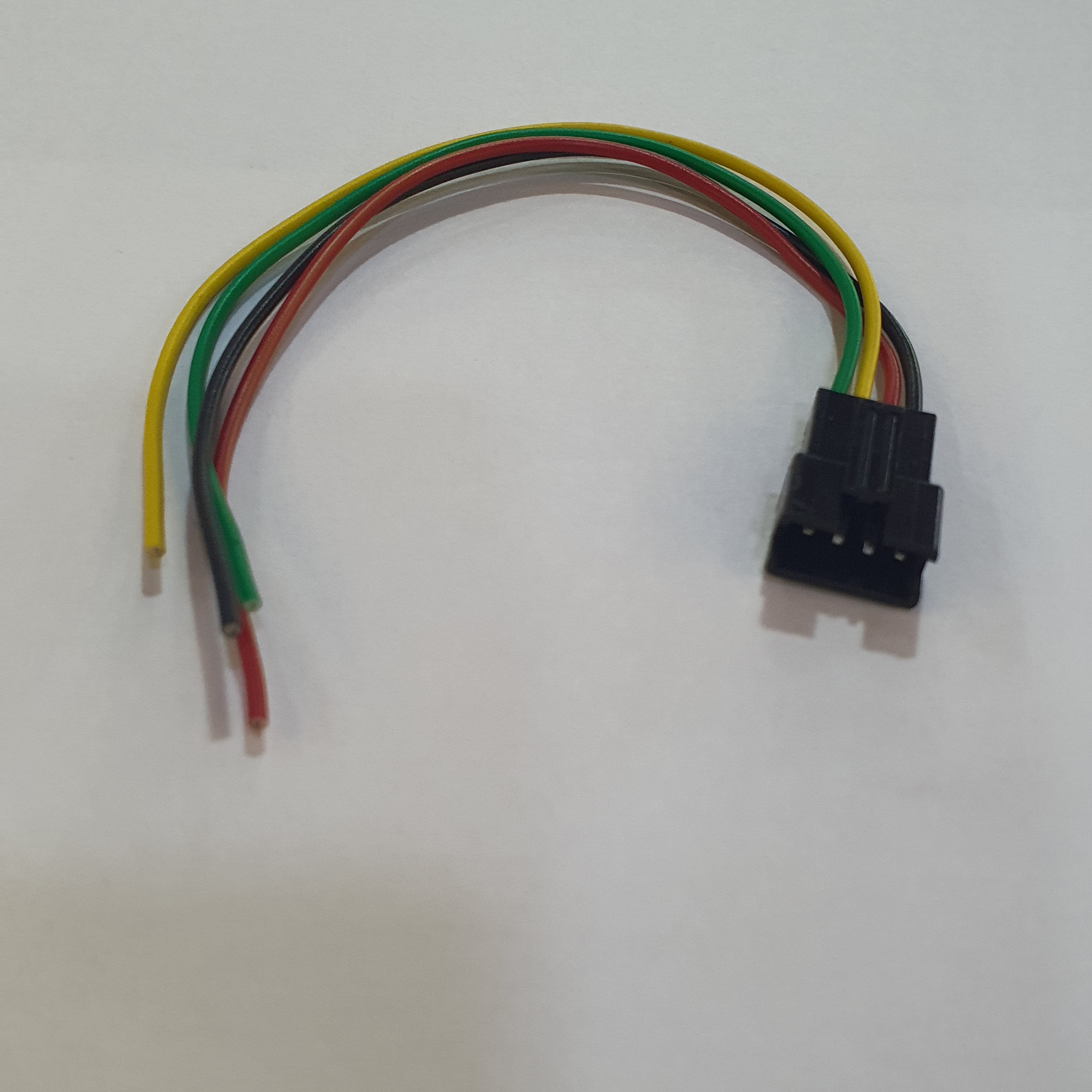 BLACK JST 4PIN MALE CONNECTOR