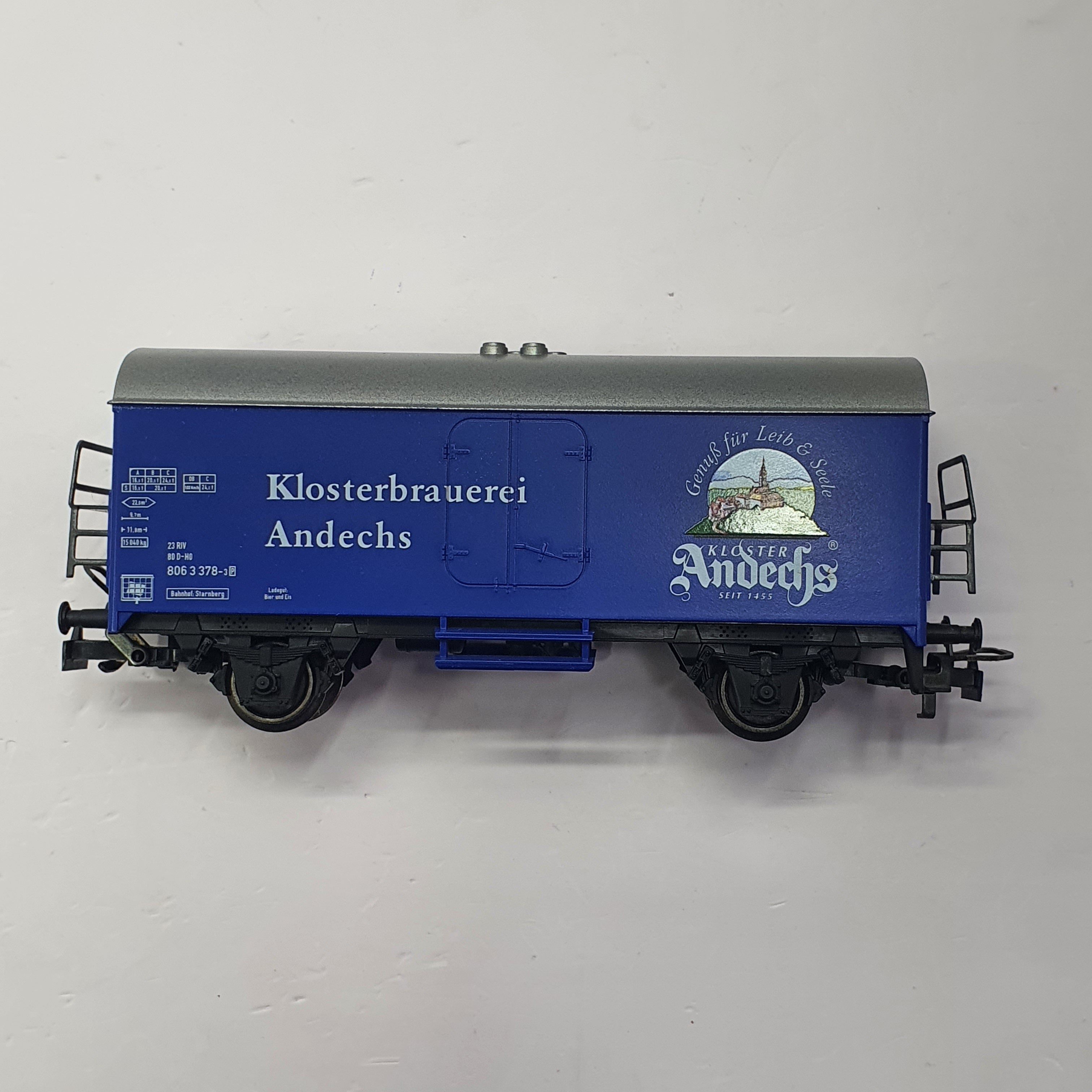MARKLIN H0 44197 1/87 SCALE REFRIGERATED CAR BREWERY KLOSTERBRAUEREI ANDECHS