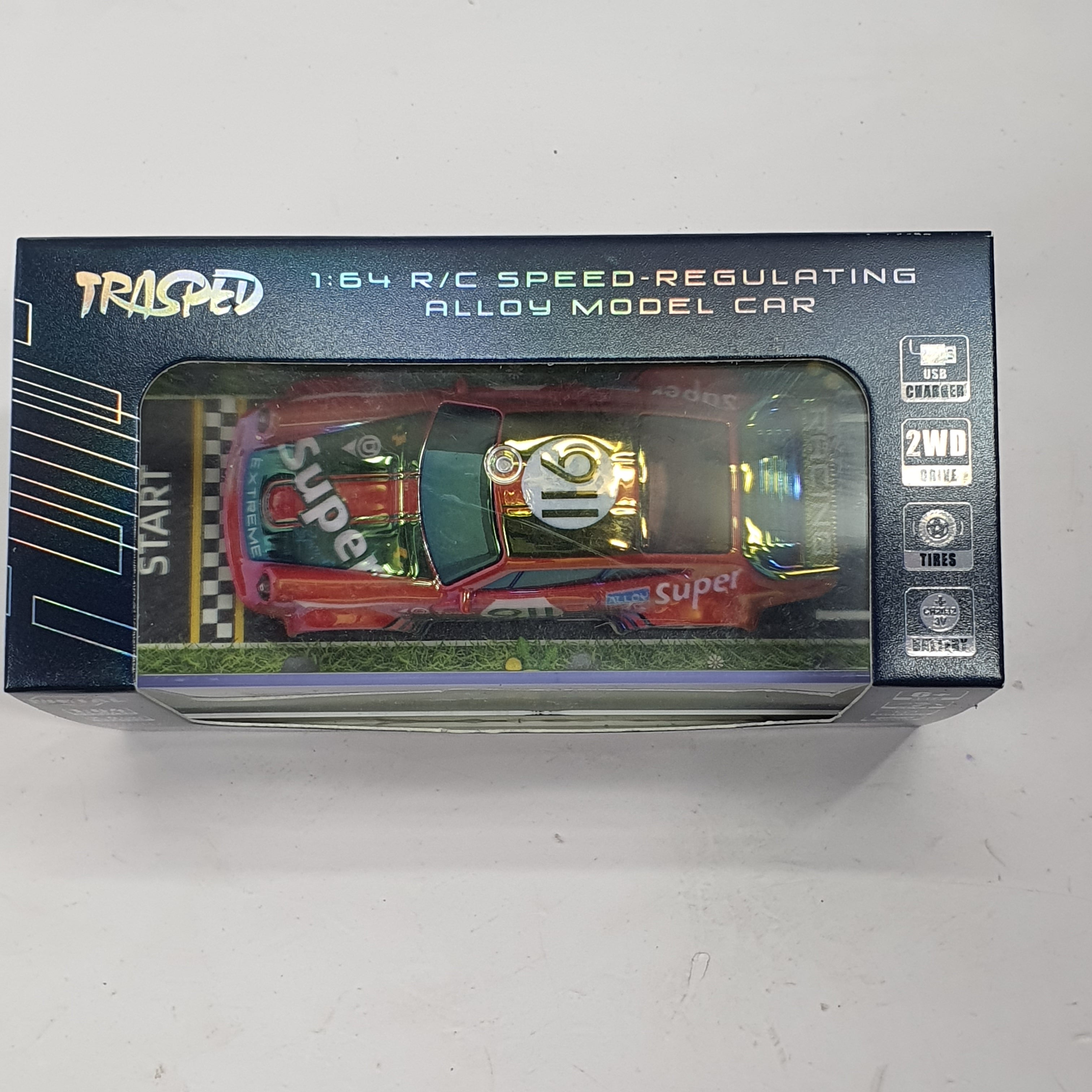 MINI RC CAR SPEED-REGULATING ALLOY HG4-429 1:64 (911 SPORT RACING)